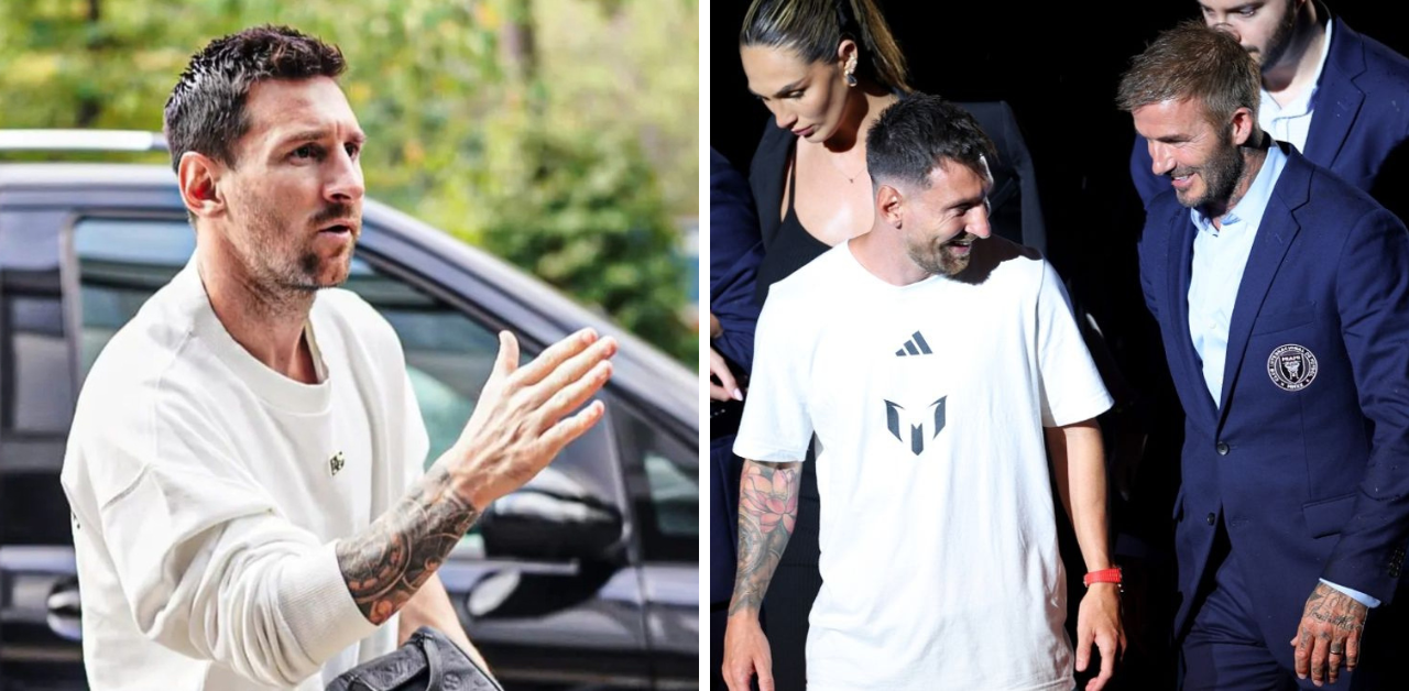 Beckham S Generous Gift For Goat When Coming To Mls Lionel Messi